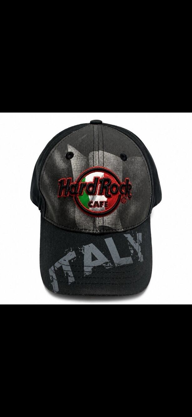 Hard Rock Cafe Rome Italy Men’s Baseball Cap, Adjustable Size